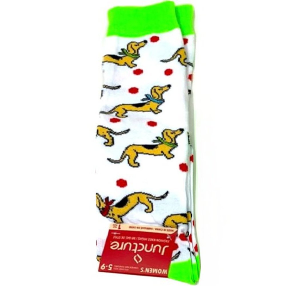Fun Dachshund Dog Knee High Socks